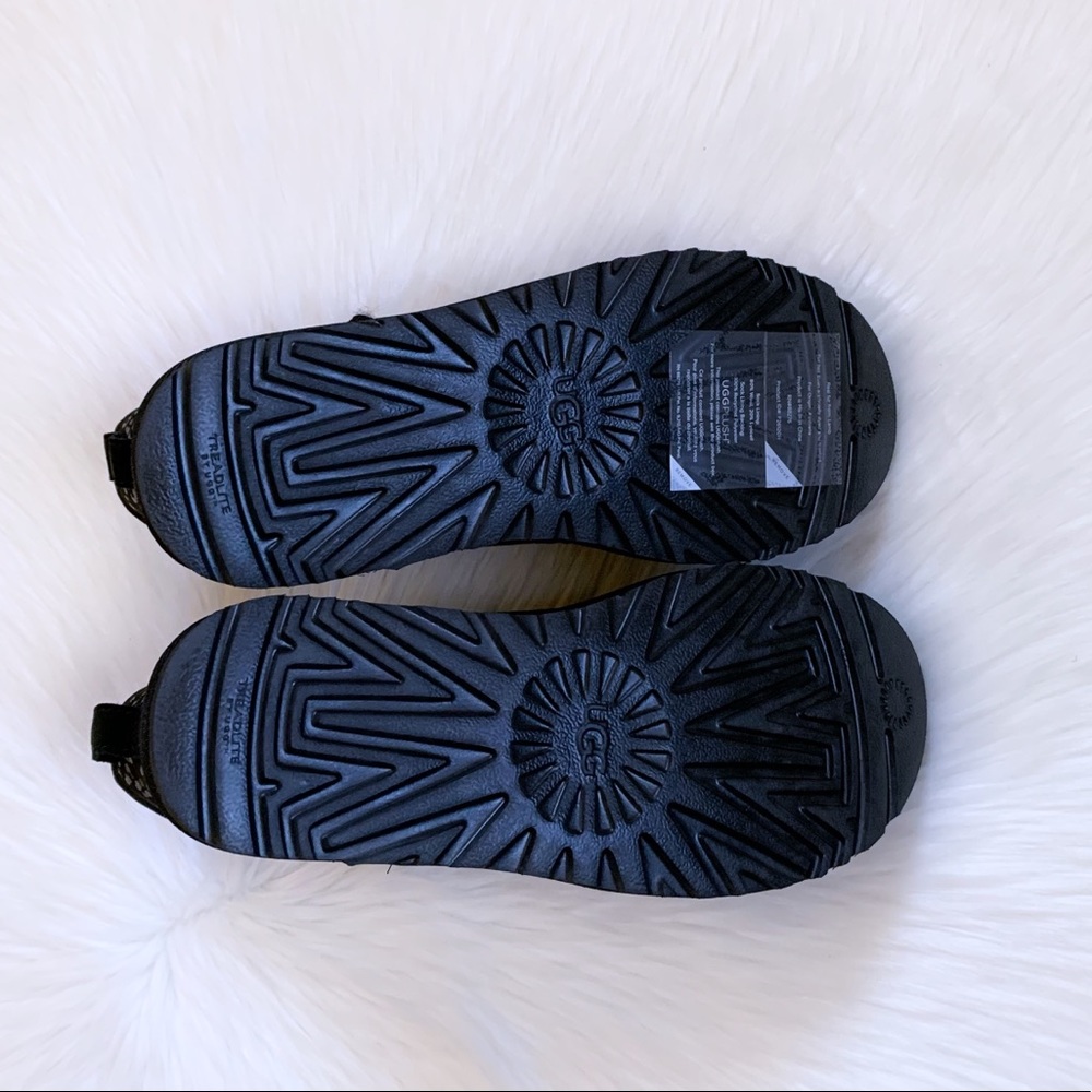 UGG Classic Mini Snow Leopard Boots In Black - Picture 7 of 8